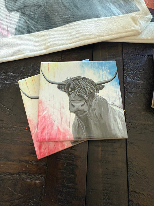 "Sir Loin" - Ceramic Coasters