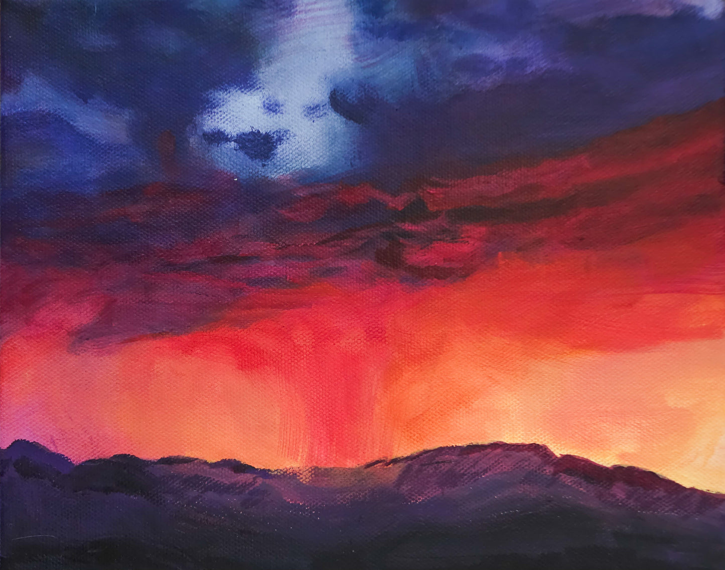 "Arizona Storm at Sunset" - Ceramic Coasters