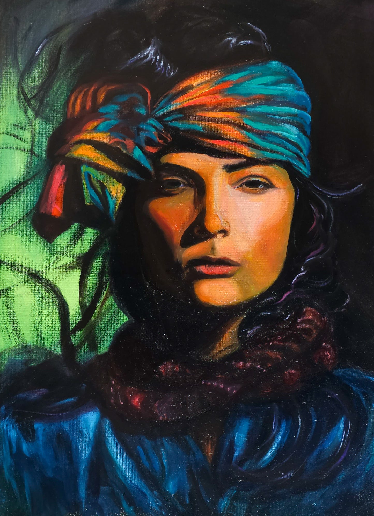 "Perseverance" Original Oil Painting on 18"x24" Canvas